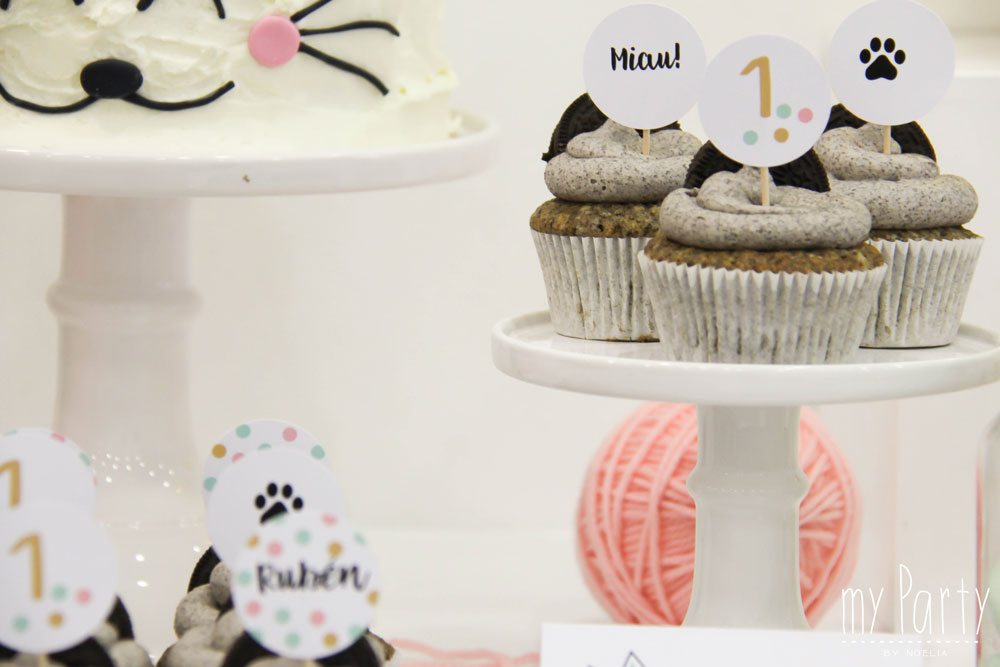 Primer cumple fiesta gatito