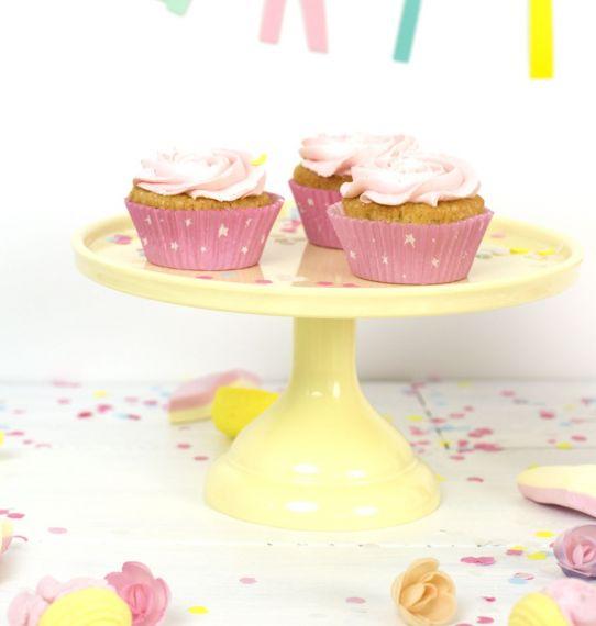 Cake Stand de melamina Amarillo