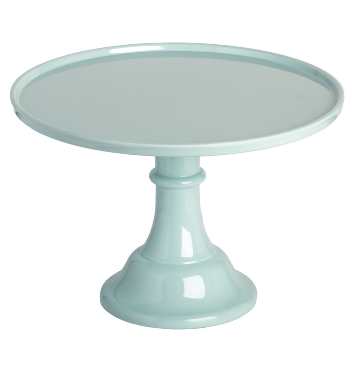 Cake Stand de melanina grande azul vintage